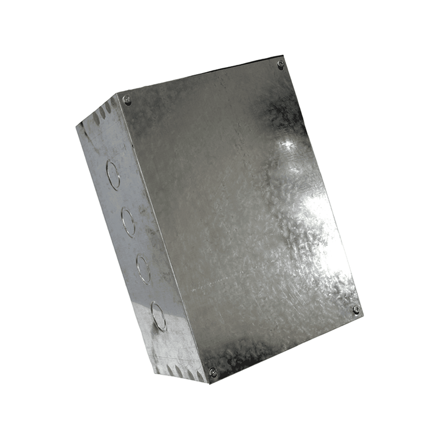 Caja Metálica Galvanizada en Caliente Prepicada 300X200X100 con Nocaut