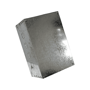Caja Metálica Galvanizada en Caliente Prepicada 300X200X100 con Nocaut
