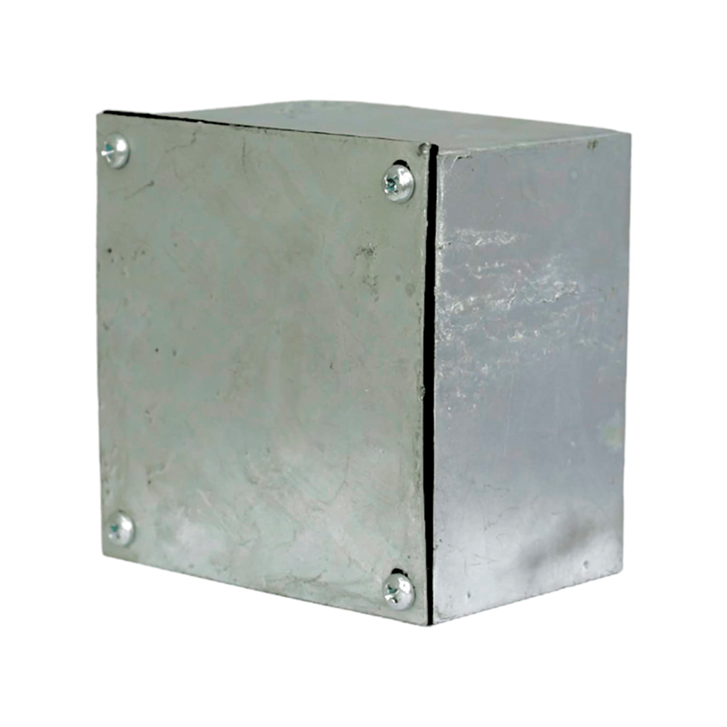 Caja Metálica Galvanizada en Caliente Lisa 150X150X100 sin Nocaut