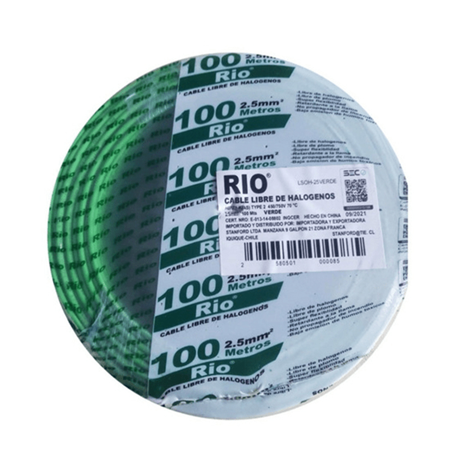 Cable EVA 6.0 MM2 VERDE