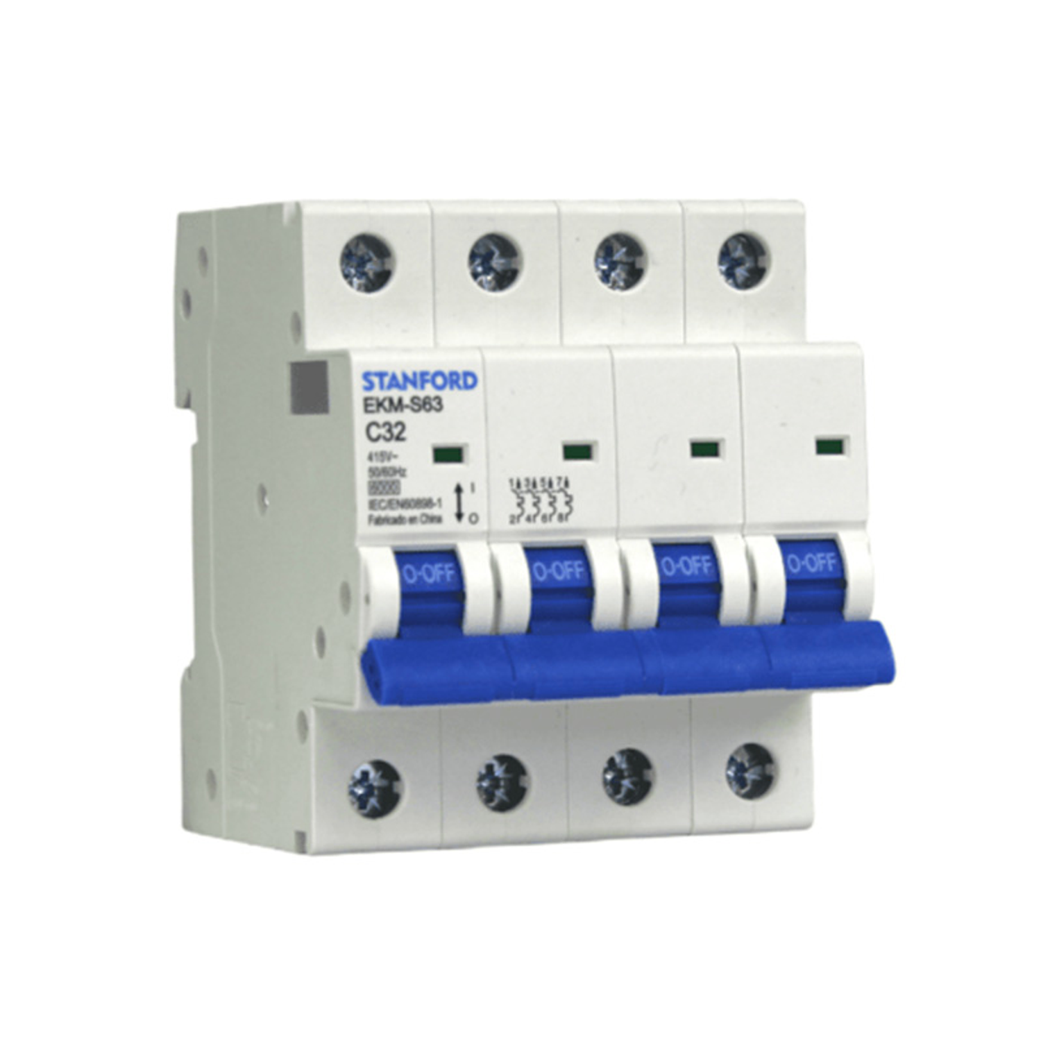 Interruptor Eléctrico Automatico 6Ka, C, 4X32A 1