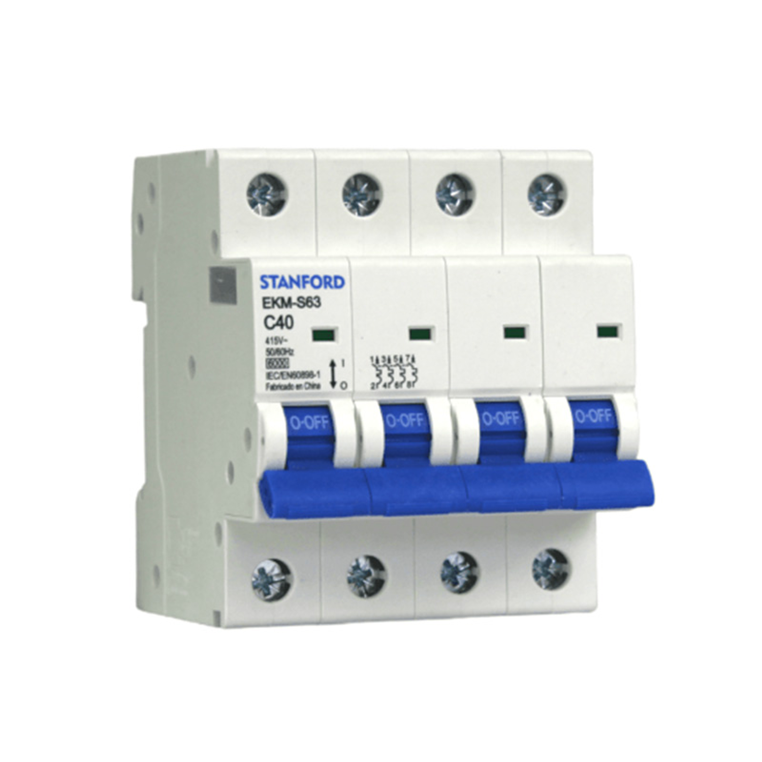 Interruptor Eléctrico Automatico 6Ka, C, 4X40A 1