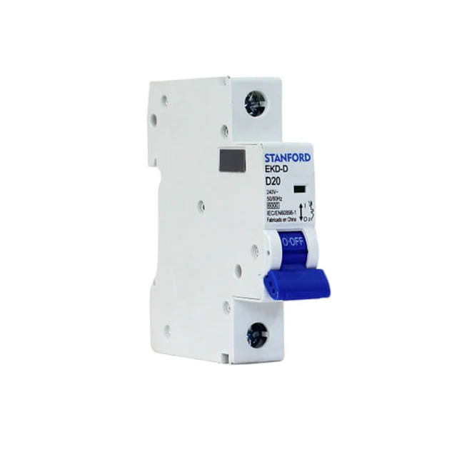 Interruptor Eléctrico Automatico 6Ka, D, 1X20A