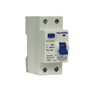 Interruptor Eléctrico Diferencial 2X40A 30Ma