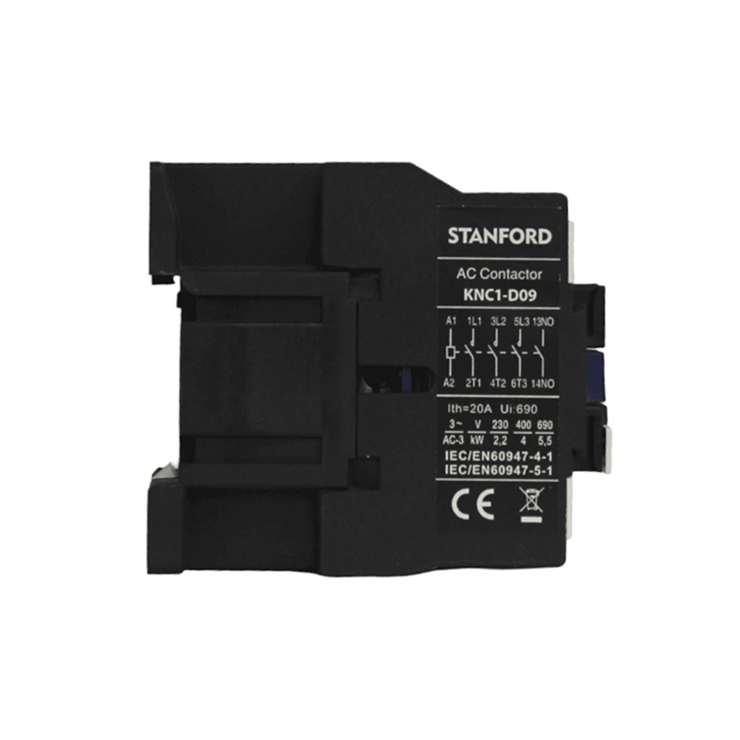 Contactor 9A, 1No, Ip20 3