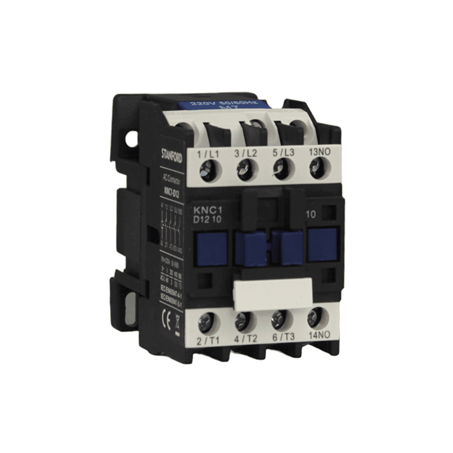 Contactor 12A, 1No, Ip20 1