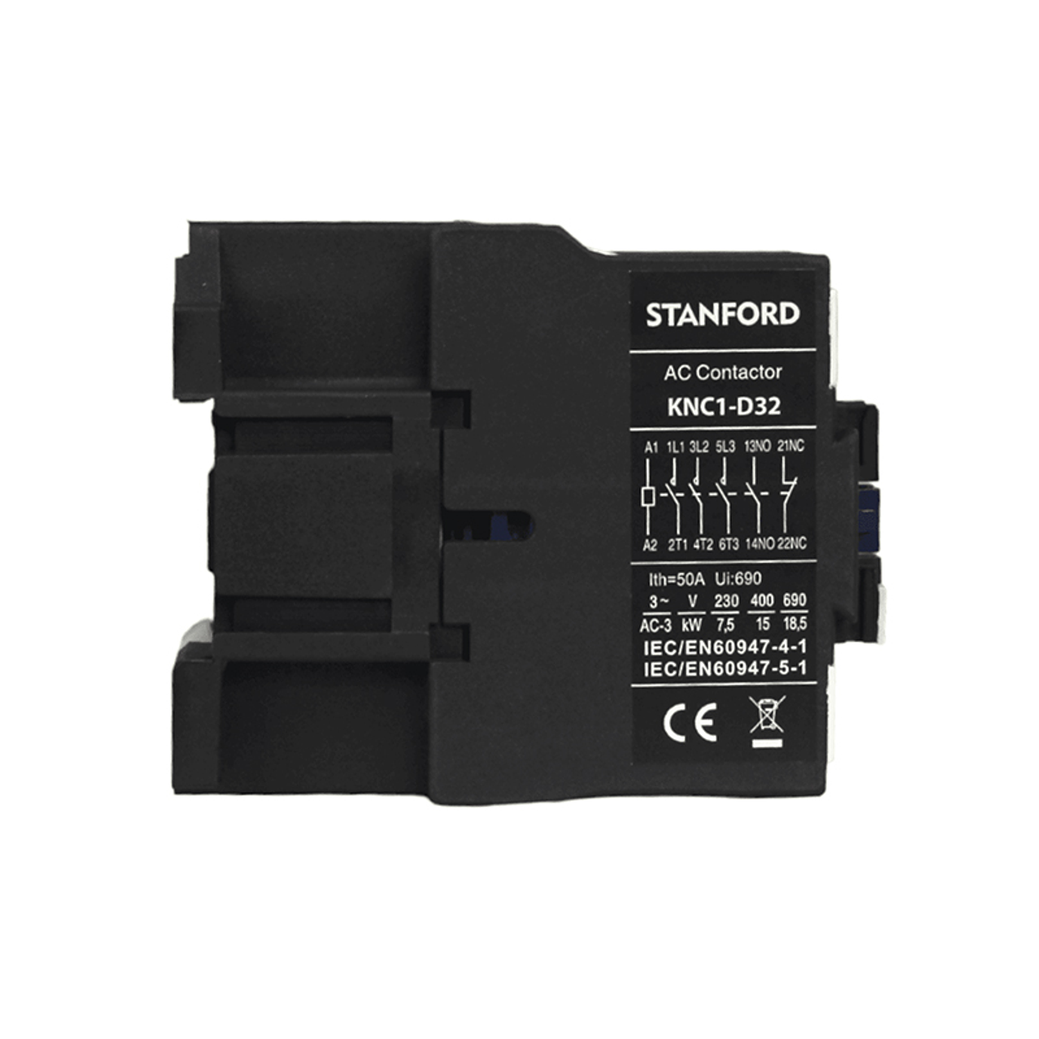 Contactor 32A, 1No, Ip20 3