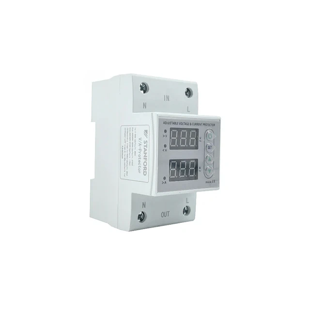 Rele De Medida Y Control Protector De Voltaje/Corriente 220Vac 63A