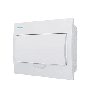 Tablero Embutido Tapa Opaca De 12 Polos