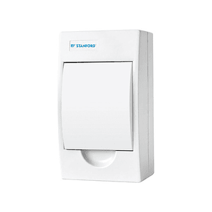 Tablero Sobrepuesto Tapa Opaca De 4 Polos