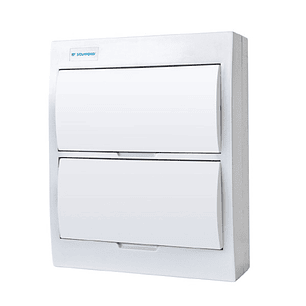 Tablero Sobrepuesto Tapa Opaca De 18 Polos