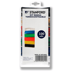 Kit Manga Termocontraible 100Pzas Color