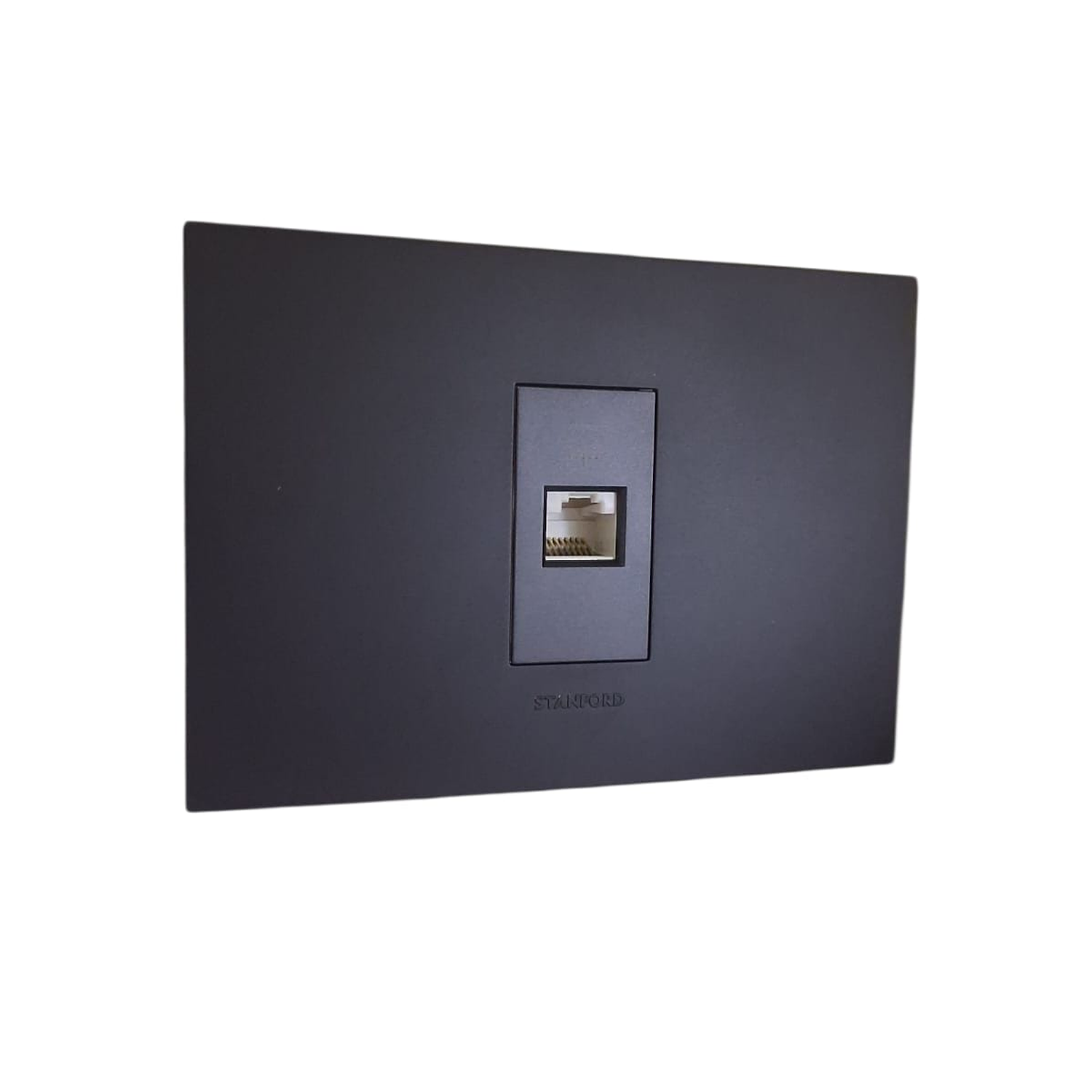 Toma Rrj45 Cat6e Ethernet Red Internet Oficina Hogar Negro 2