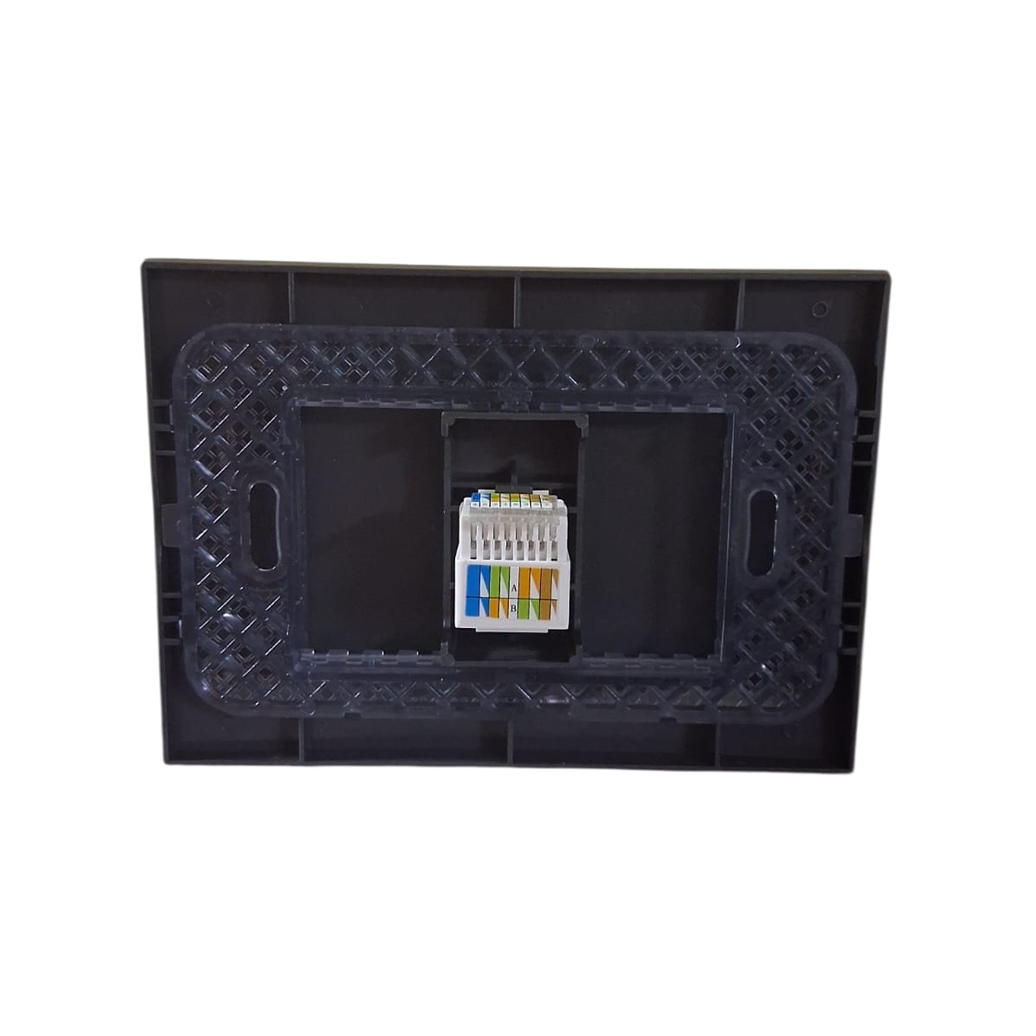 Toma Rrj45 Cat6e Ethernet Red Internet Oficina Hogar Negro 3