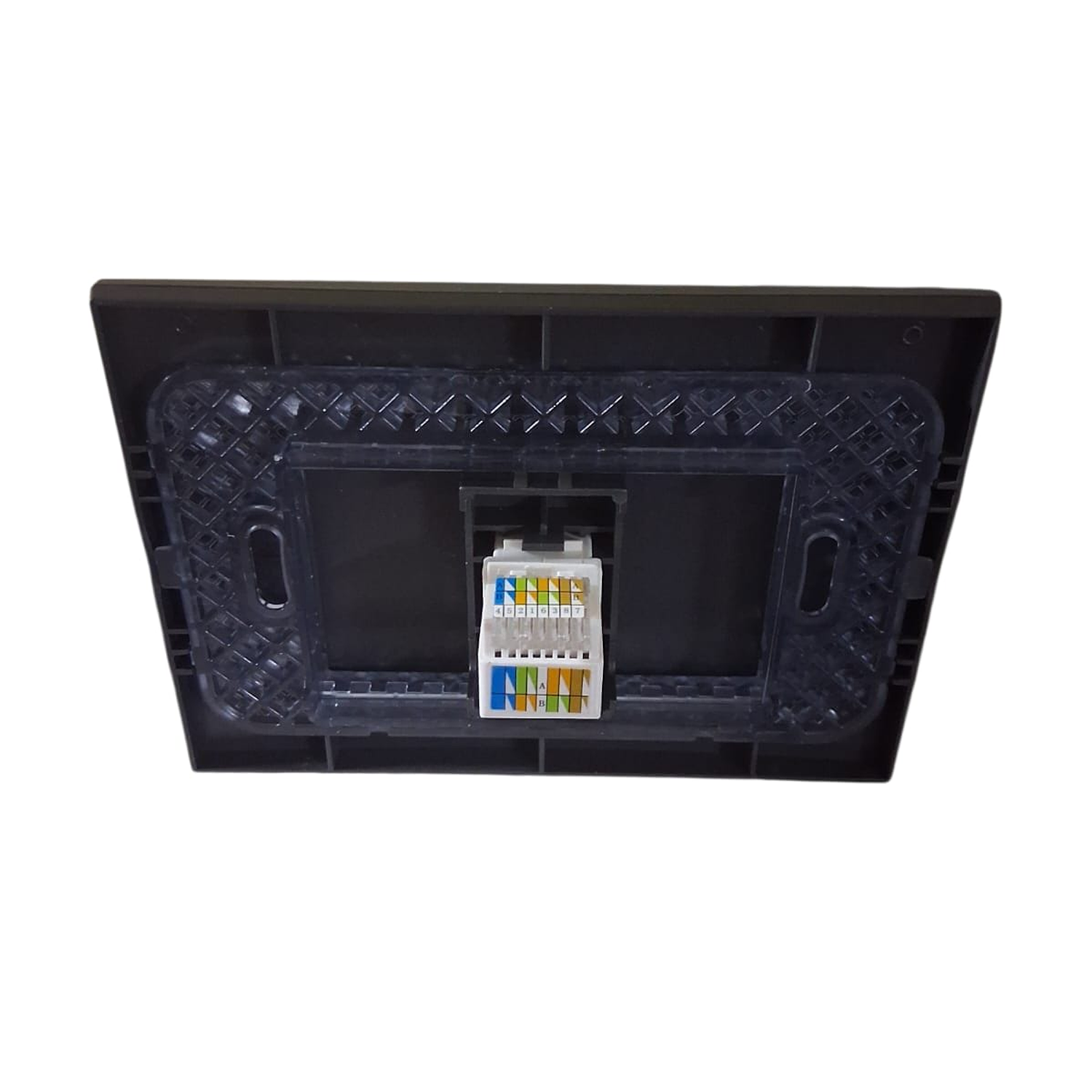 Toma Rrj45 Cat6e Ethernet Red Internet Oficina Hogar Negro 4