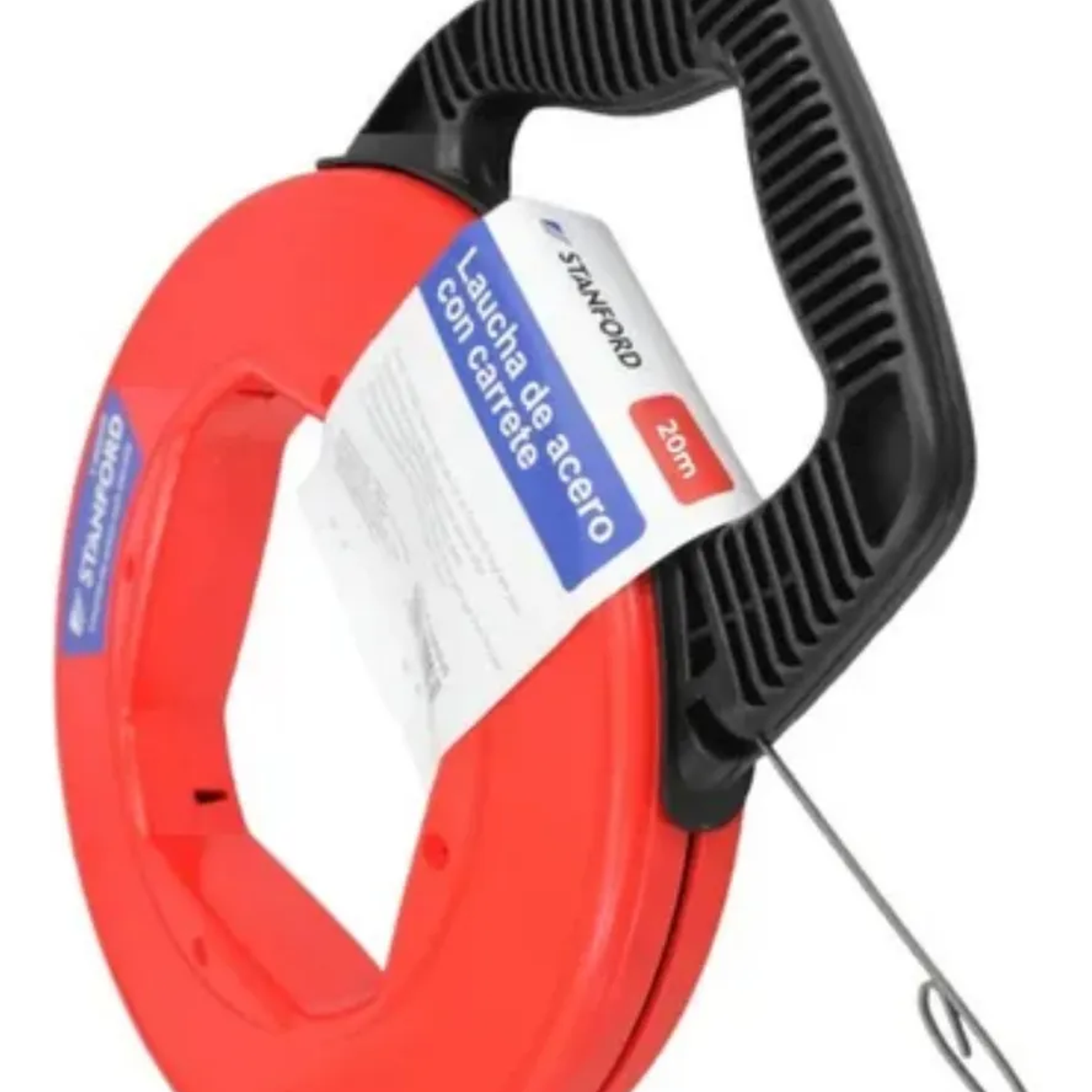 Laucha De Acero Con Carrete Pasacable 20 Mts *3mm Stanford 3