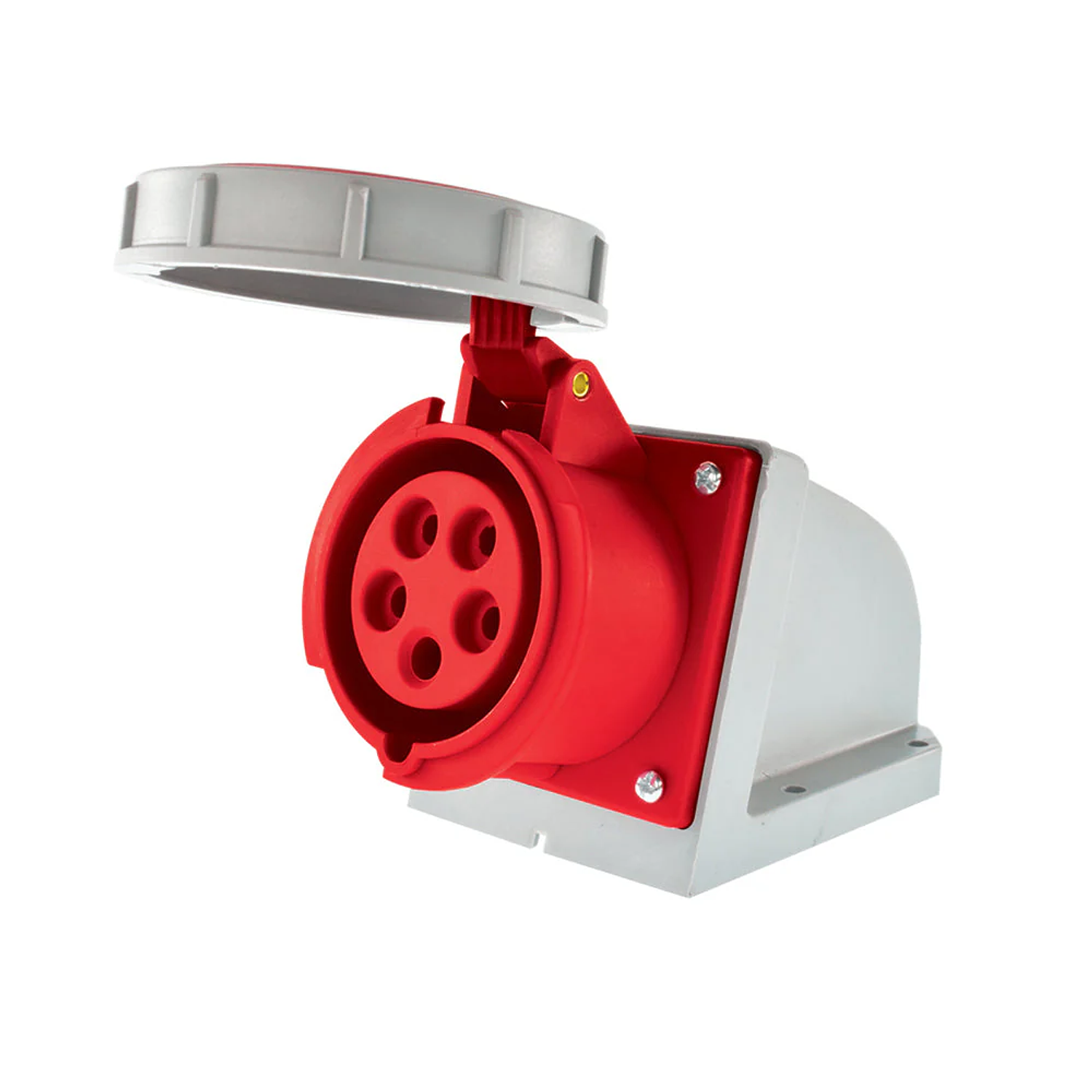 Enchufe de Pared Industrial Hembra Sobrepuesta Ip67. 32A. 380V. 3P+N+T