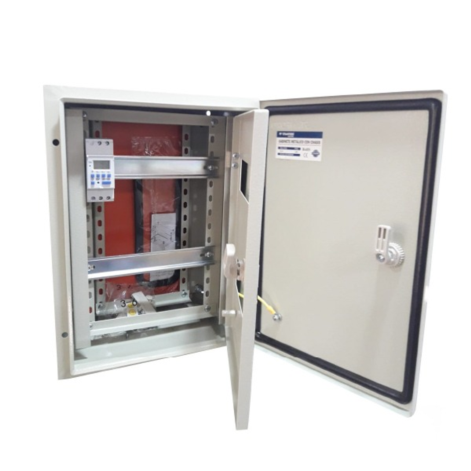 Gabinete Metalico Ip65, 1 Puerta, 400X300X200Mm, Chasis