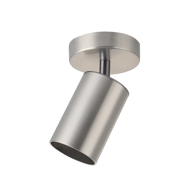 Foco sobrepuesto Simple Plata 