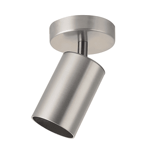 Foco sobrepuesto Simple Plata 