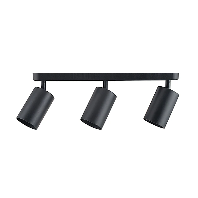 Foco sobrepuesto Triple Negro