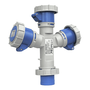 Derivación para enchufe industrial