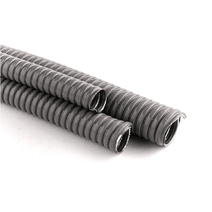 Conduit Flexible Metálico con PVC 40MM (1 =50 MTS)