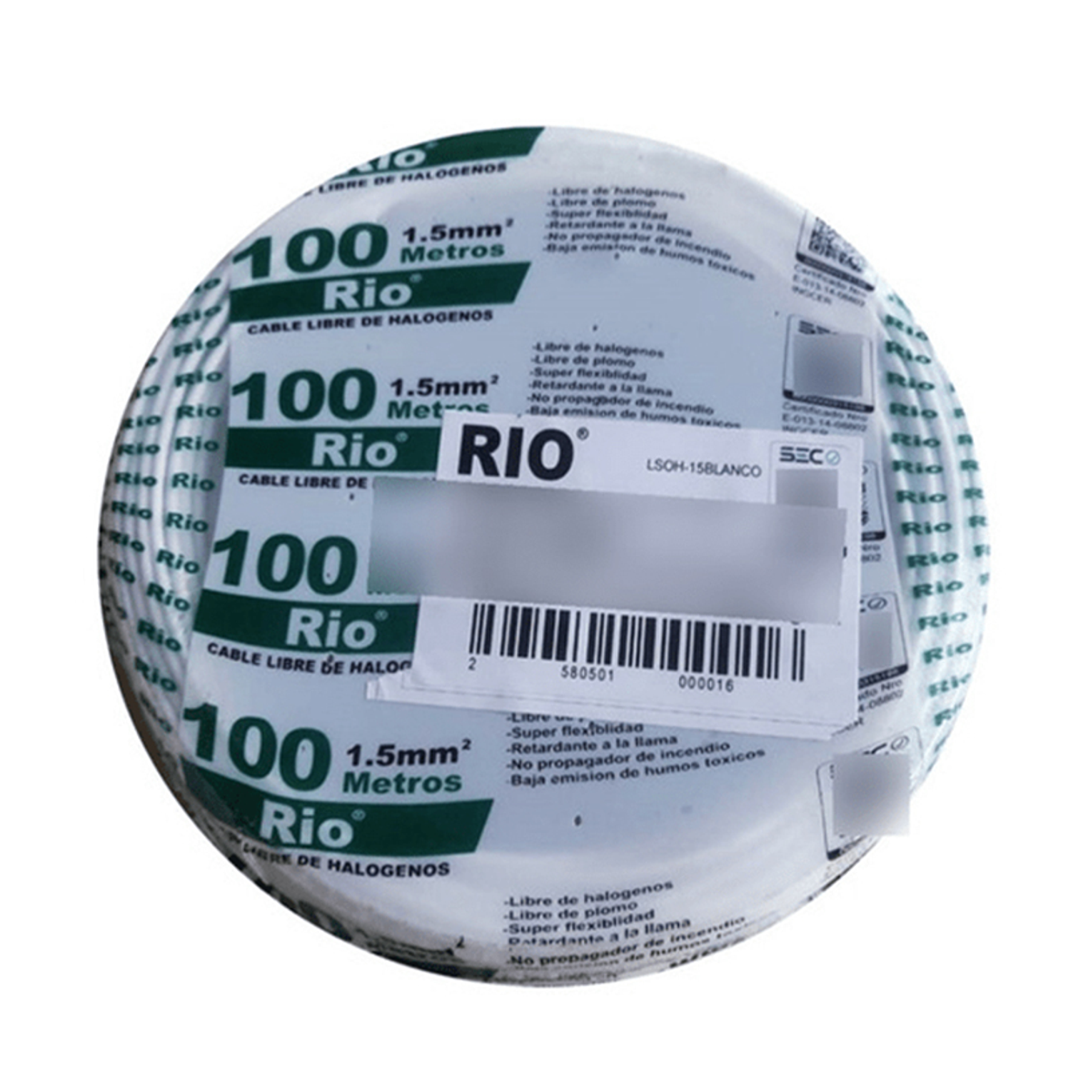 Cable EVA 2.5 MM2 BLANCO 1000M/CARRETE