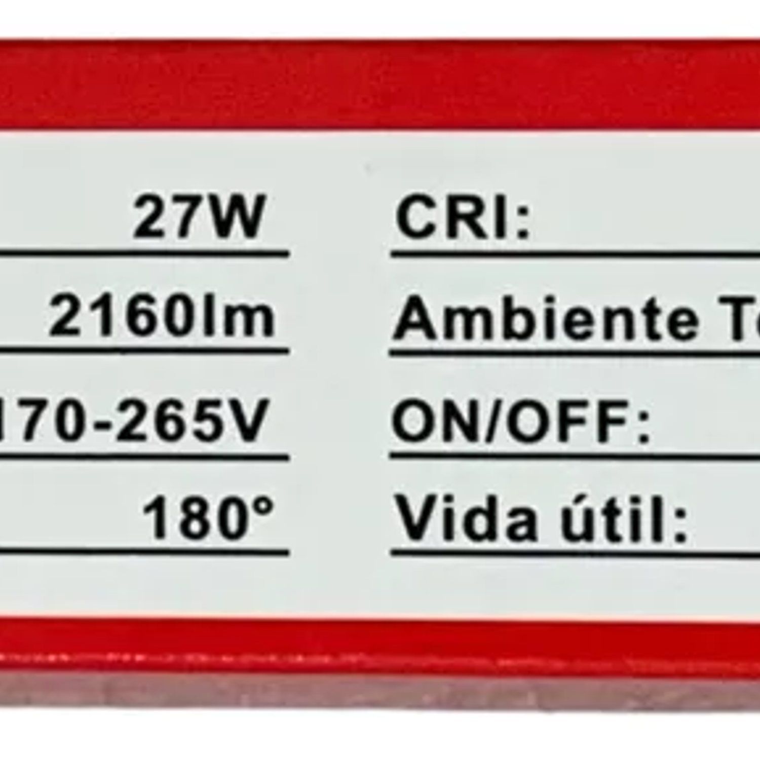 Canoa Led Flat Plano Led Integrado 60cm 27w 2160lm 5700k 7