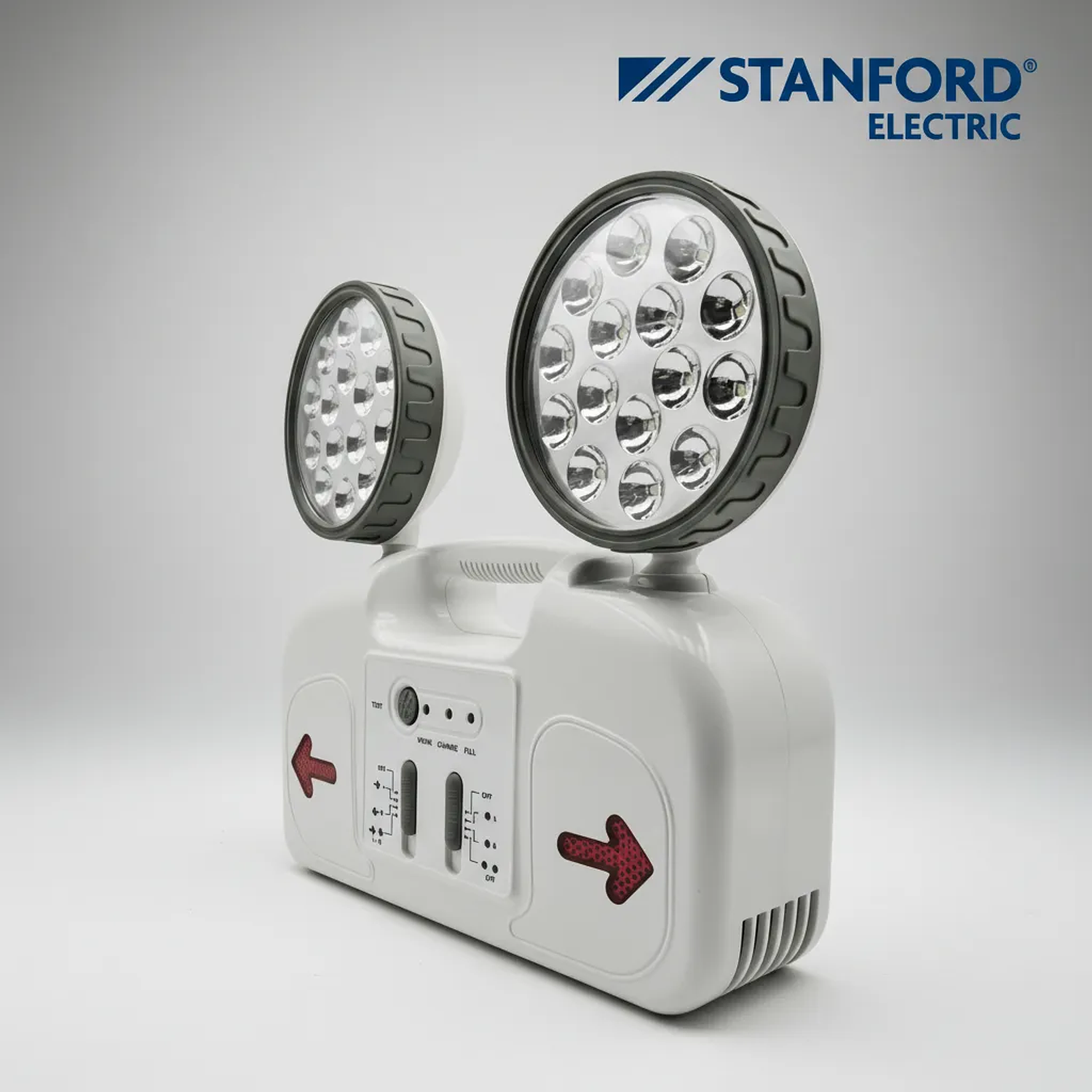 Lampara De Emergencia 2 Focos Led Stanford Certificado Sec 1