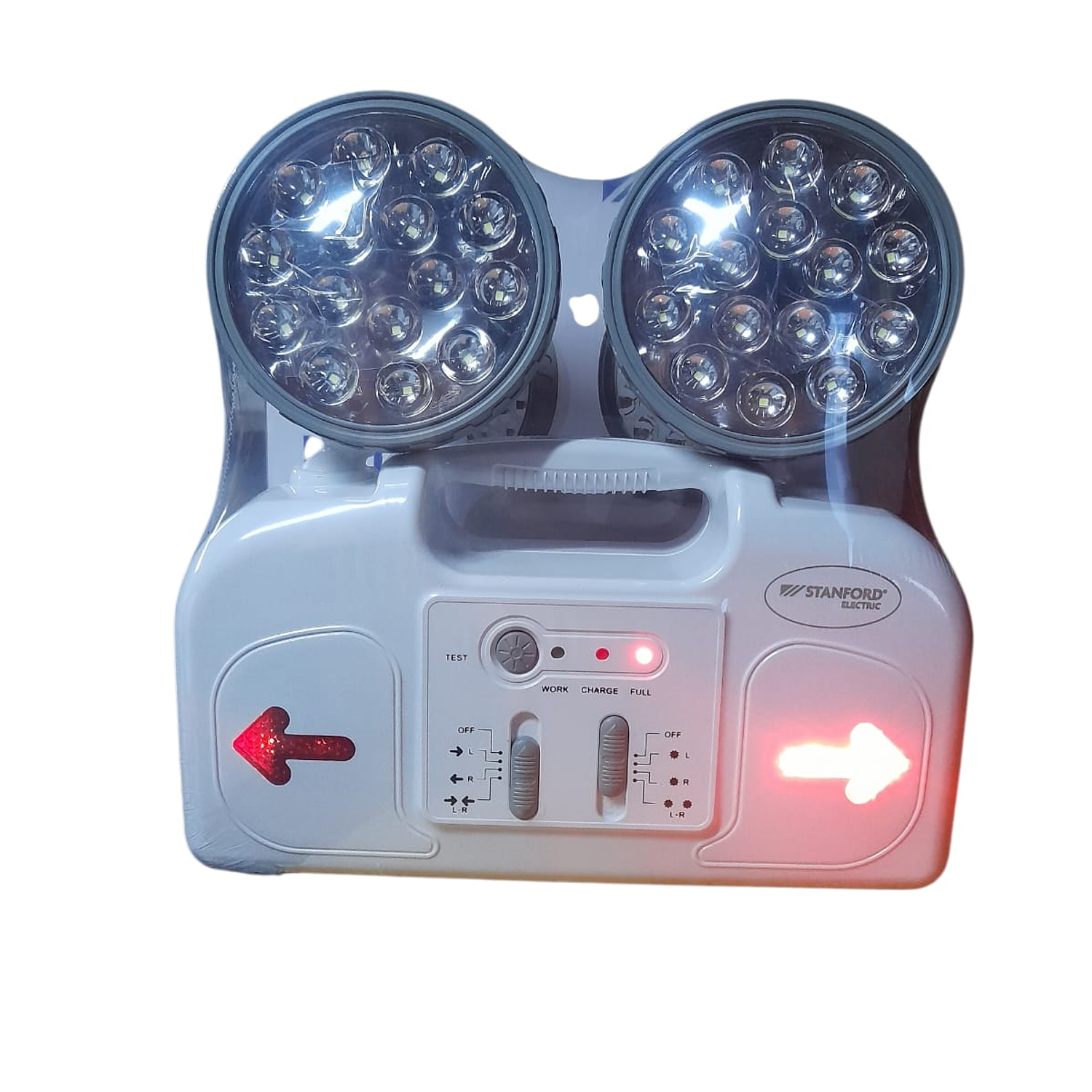 Lampara De Emergencia 2 Focos Led Stanford Certificado Sec 6