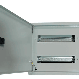 Tablero Metalico Sobrepuesto 18 Modulos IP41 Ral7032 Dex