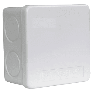 Caja Estanca 85X85X50MM IP55 Lisa y Cierre a Presión Dex