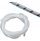 Funda Espiral 10mm X 10metros Plastica Organizador De Cables Blanco - Miniatura 3