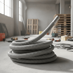 Tuberia Conduit Flexible Metal/pvc 25mm Rollo 1 Mts Certificado SEC 