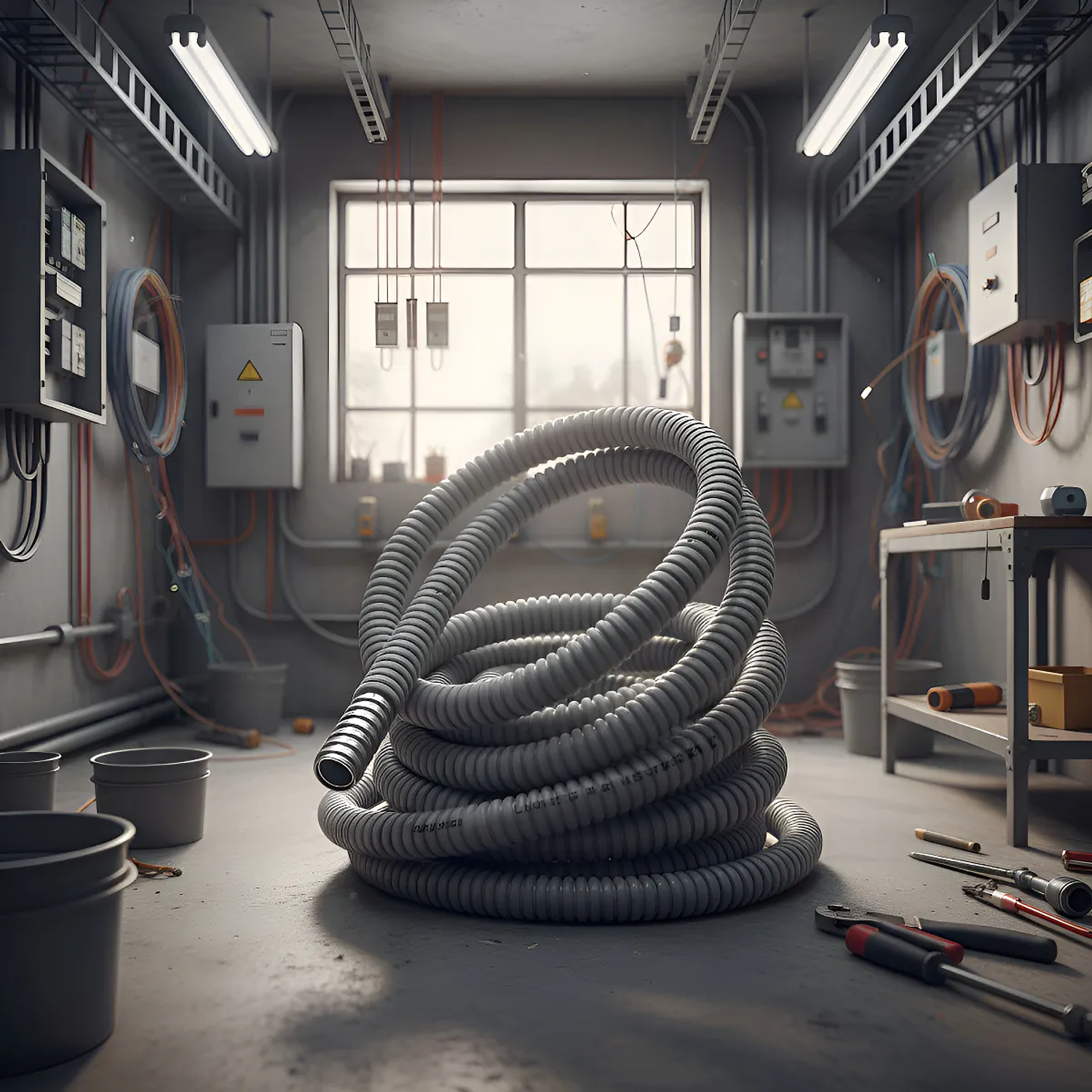 Tuberia Conduit Flexible Metal/pvc 20mm Rollo 1 Mts Certificado 1