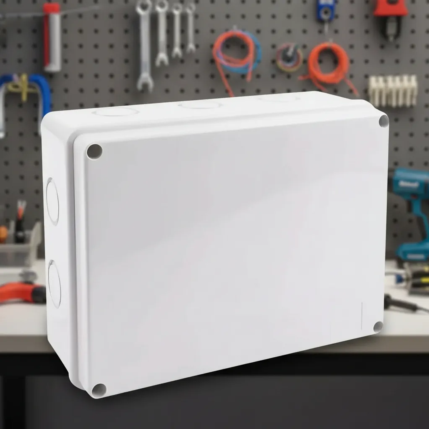 Caja Estanca 300x250x120mm Ip65 Lisa Cierre Con Tornillo Sec 3