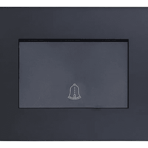 Pulsador De Timbre Teclon (Grafito)