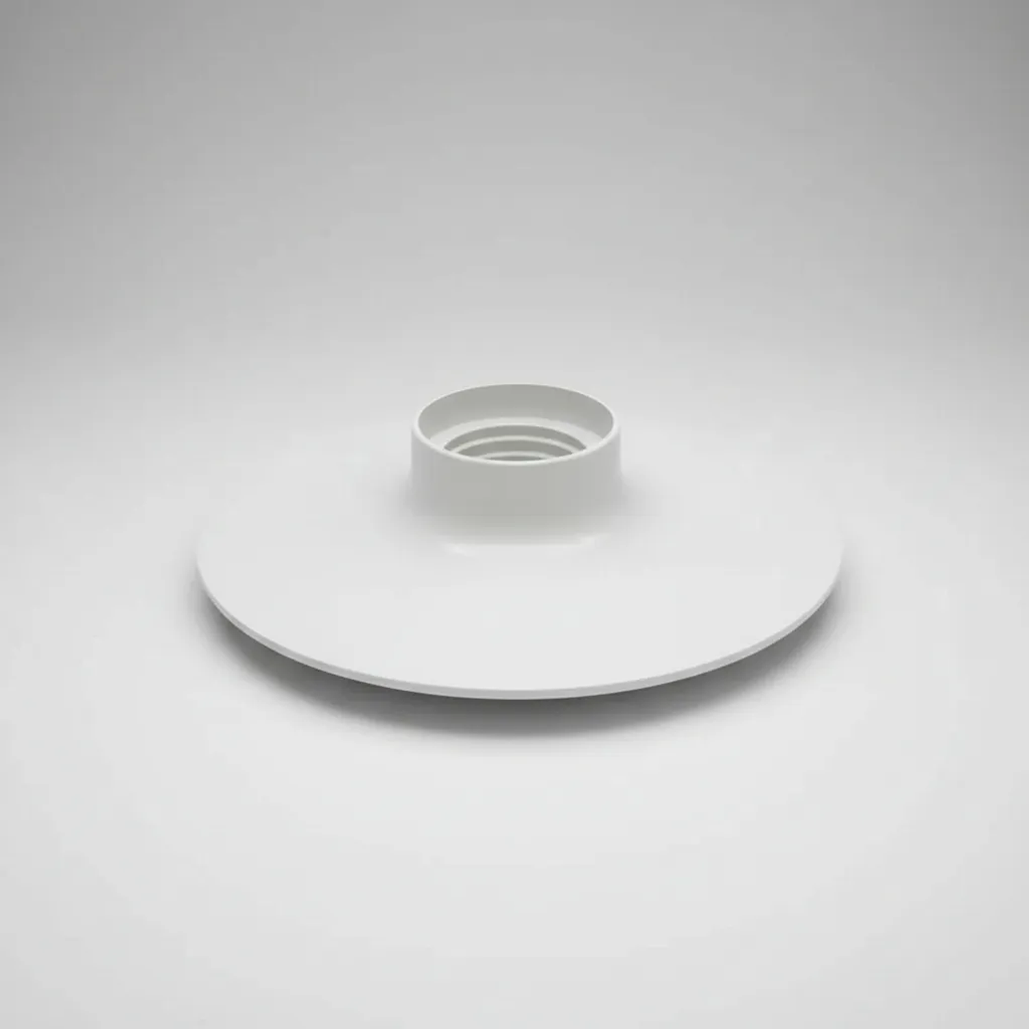 Soquete Portalámpara Redonda Blanco 250v E27 150w Cert Sec 2