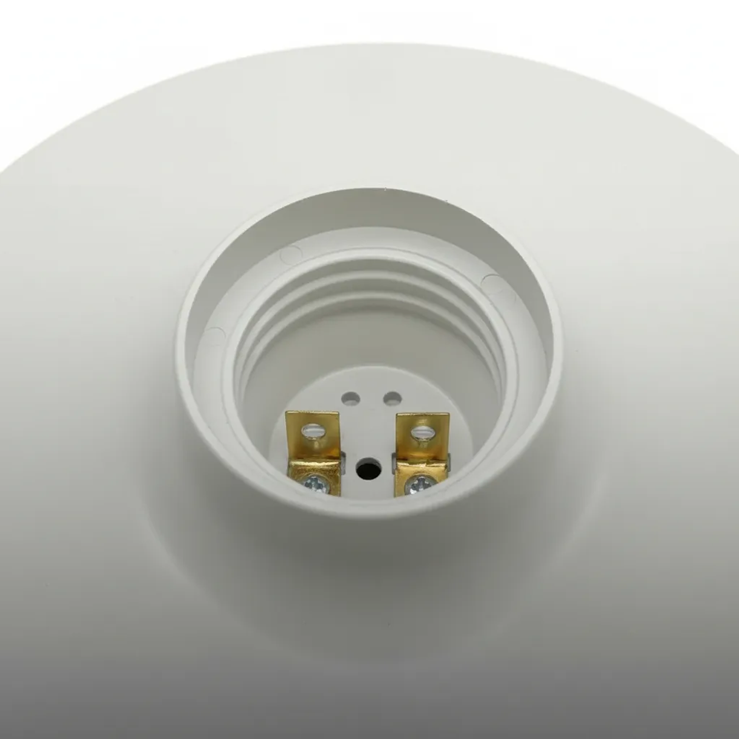 Soquete Portalámpara Redonda Blanco 250v E27 150w Cert Sec 4