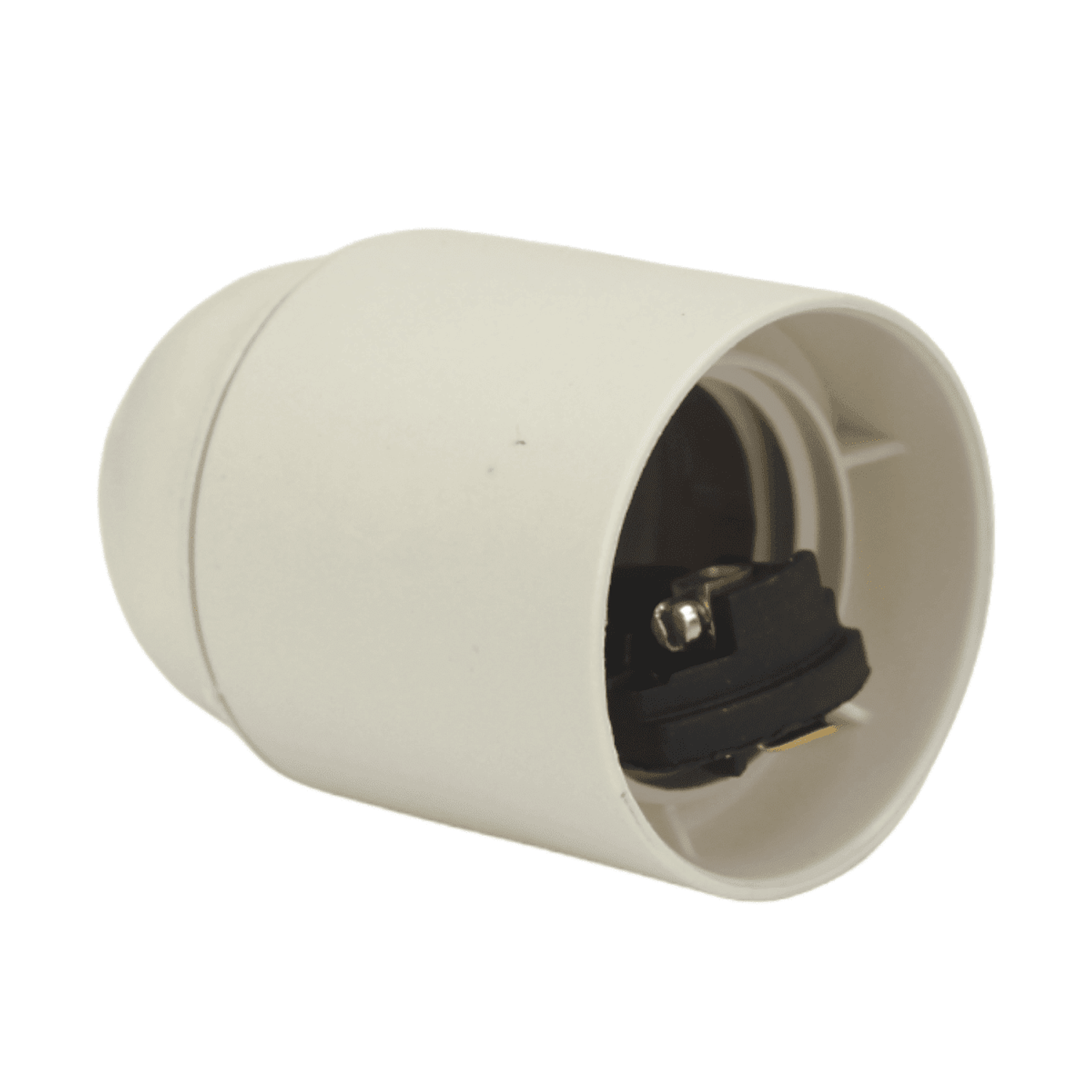 Soquete Portalámpara Volante Conector Rosca E27 250v 4a Sec Blanco 2