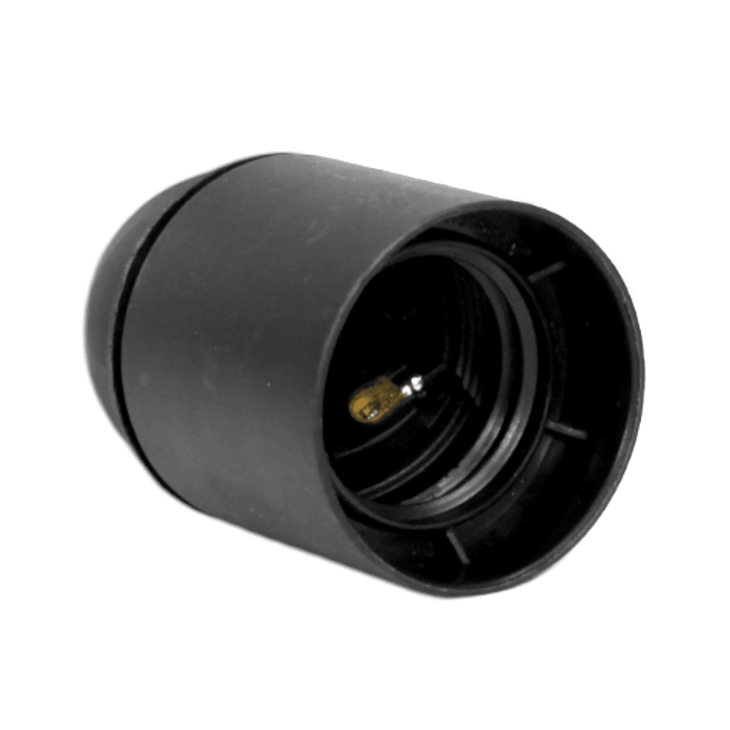 Soquete Portalámpara Volante Conector Rosca E27 250v 4a Sec Negro 2