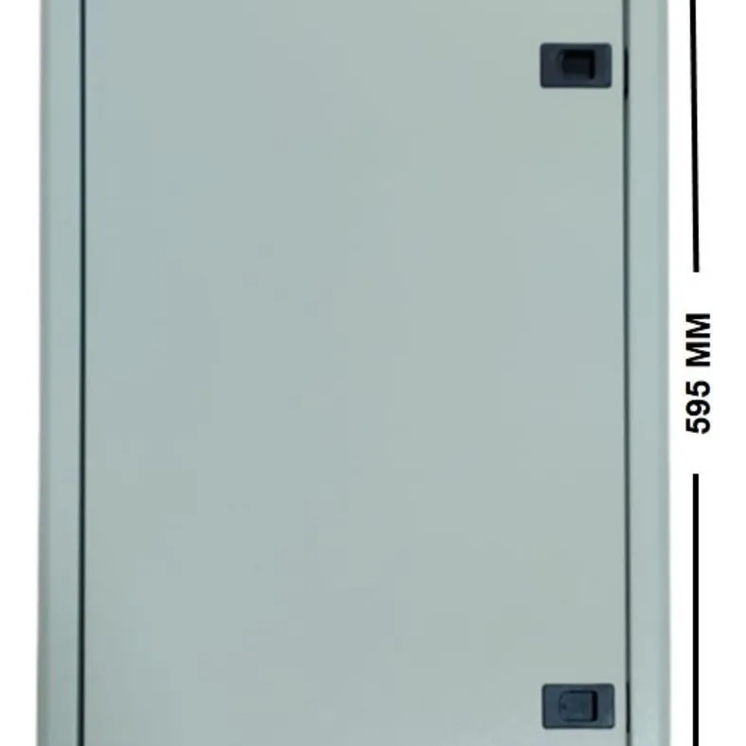 Tablero Metálico Embutido 45 Circuitos Ip41 Ral7032 Dex 6