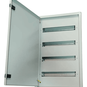 Tablero Metálico Embutido 72 Circuitos Ip41 Ral7032 Dex