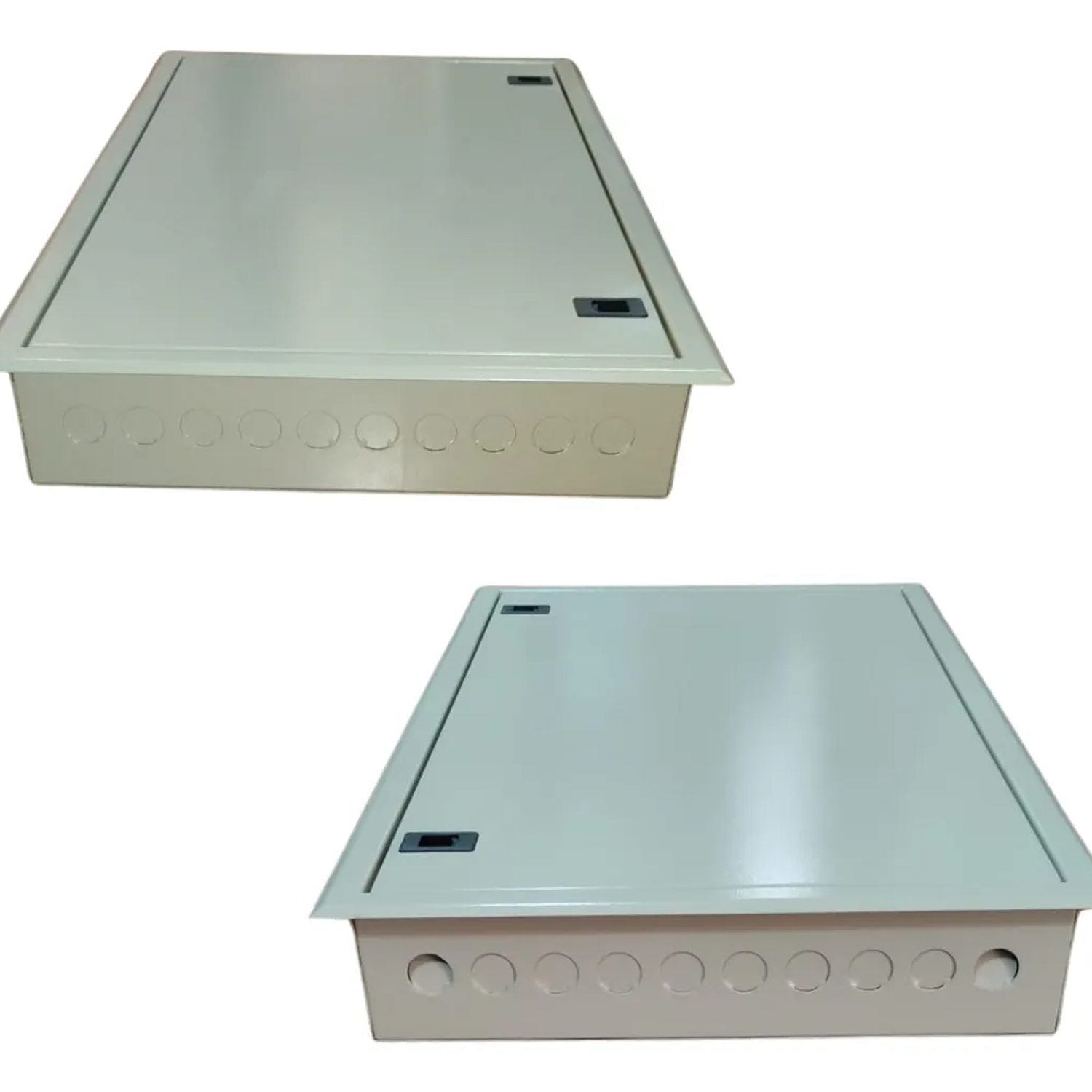 Tablero Metálico Embutido 72 Circuitos Ip41 Ral7032 Dex 3