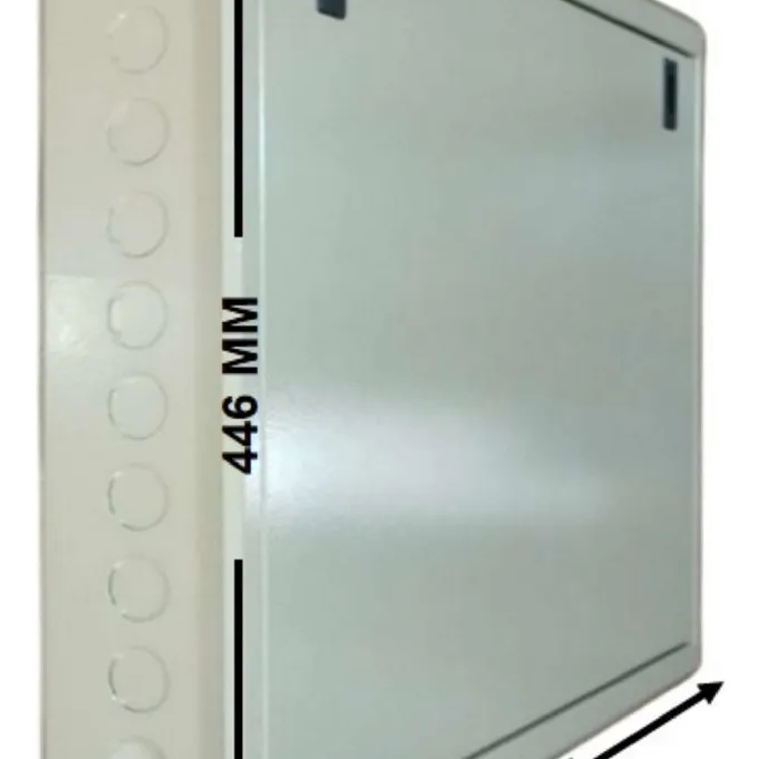 Tablero Metálico Embutido 72 Circuitos Ip41 Ral7032 Dex 7