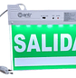 Letrero Led Salida De Emergencia Con Batería Recargable Sec - Miniatura 1
