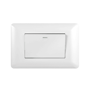 Interruptor Simple Teclon 9/24 10a 250v Sec Certificado Color Blanco Corriente Nominal 10 A