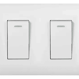 Interruptor Doble Conmutador 10a 250v 9/24 Blanco Sec Want