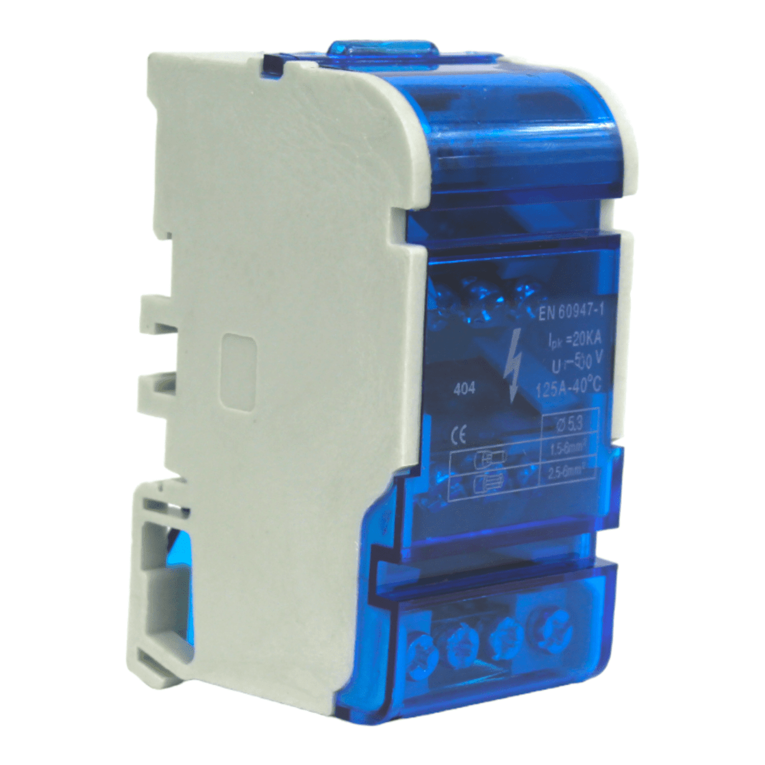 Barra Repartidora Tetrapolar 4x4 Polos 125 Amp Dex 1